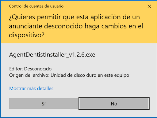 Paso 2: Permiso de administrador (UAC)
